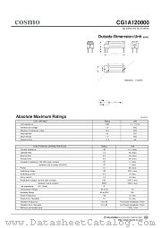 CG1A120000 datasheet pdf Cosmo Electronics