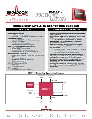 BCM7317 datasheet pdf Broadcom