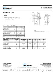 MTSM0302AZ-HR datasheet pdf Marktech Optoelectronics