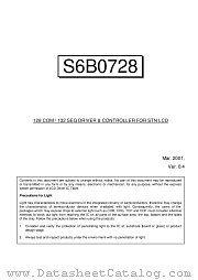 S6B0728X datasheet pdf Samsung Electronic