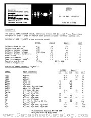 2N4037 datasheet pdf Central Semiconductor
