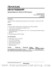 HD151TS302ARP datasheet pdf Renesas