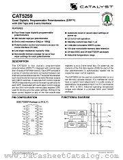 CAT5259 datasheet pdf Catalyst Semiconductor