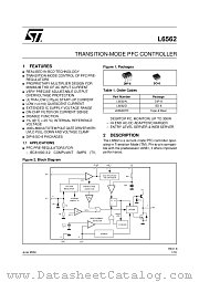 L6562D datasheet pdf ST Microelectronics