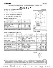 3SK257 datasheet pdf TOSHIBA