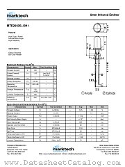 MTE2050S-OH1 datasheet pdf Marktech Optoelectronics