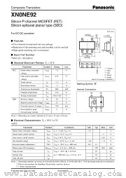 XN0NE92 datasheet pdf Panasonic