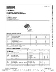 FMBM5551_SB16001 datasheet pdf Fairchild Semiconductor