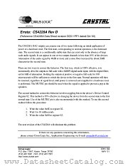 CS4228A datasheet pdf Cirrus Logic