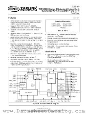 ZL30105 datasheet pdf Zarlink Semiconductor