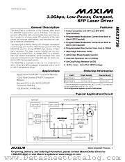 MAX3736 datasheet pdf MAXIM - Dallas Semiconductor
