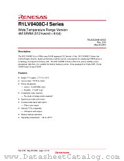 R1LV0408CSA-5SI datasheet pdf Renesas