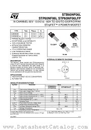 STP60NF06LFP datasheet pdf ST Microelectronics