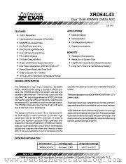XRD64L43 datasheet pdf Exar