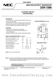 2SK1580-T1 datasheet pdf NEC