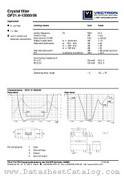 QF21.4-12000/06 datasheet pdf Vectron