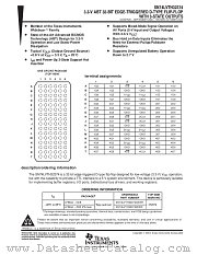 SN74LVTH32374GKER datasheet pdf Texas Instruments