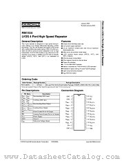 FIN1104MTCX datasheet pdf Fairchild Semiconductor