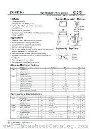 K1010 datasheet pdf Cosmo Electronics