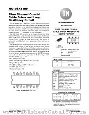 MC10SX1189D datasheet pdf ON Semiconductor