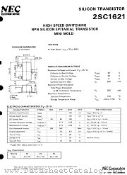 2SC1621-T2B datasheet pdf NEC
