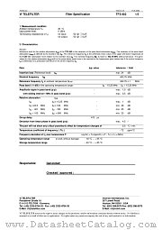 TFS402 datasheet pdf Vectron