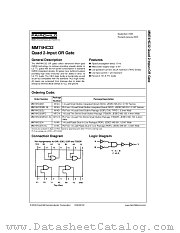 MM74HC32N_NL datasheet pdf Fairchild Semiconductor