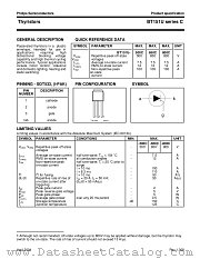 BT151U-650C datasheet pdf Philips
