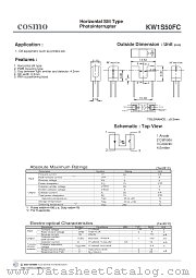 KW1S50FC datasheet pdf Cosmo Electronics