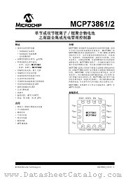 MCP73861 datasheet pdf Microchip