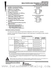 SN74LVC2G74YEAR datasheet pdf Texas Instruments