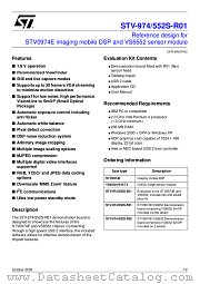 STV-974/552S-R01 datasheet pdf ST Microelectronics