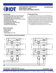 QS32X383Q1 datasheet pdf IDT