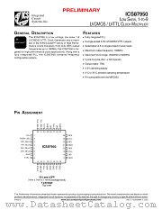 ICS87950 datasheet pdf Texas Instruments