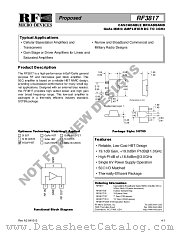 RF3817 datasheet pdf RF Micro Devices