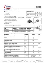 IPB10N03L datasheet pdf Infineon