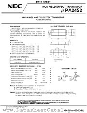 UPA2452TL-E1 datasheet pdf NEC