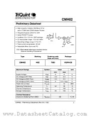 CMH82 datasheet pdf TriQuint Semiconductor