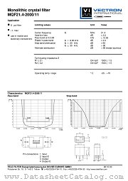 MQF21.4-2000/11 datasheet pdf Vectron