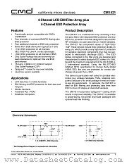 CM1421-03CP datasheet pdf California Micro Devices Corp