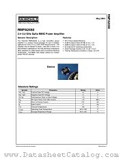 RMPA2450 datasheet pdf Fairchild Semiconductor