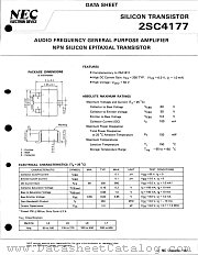2SC4177-T1 datasheet pdf NEC