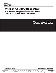 PCI4510AGHK datasheet pdf Texas Instruments