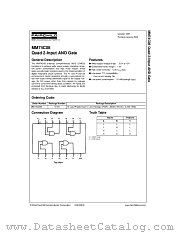 MM74C08N datasheet pdf Fairchild Semiconductor