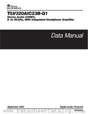 TLV320AIC23BIGQER datasheet pdf Texas Instruments