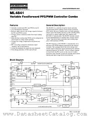 ML4841CP datasheet pdf Fairchild Semiconductor