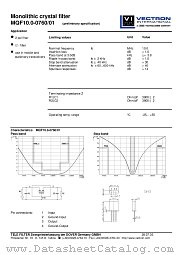 MQF10.0-0760/01 datasheet pdf Vectron