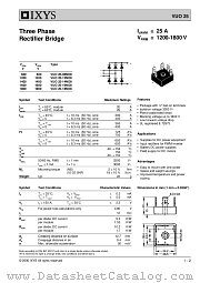VUO25-12NO8 datasheet pdf IXYS