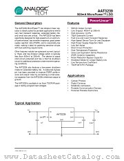 AAT3239 datasheet pdf ANALOGIC TECH
