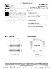 ICS8343I-01 datasheet pdf Texas Instruments